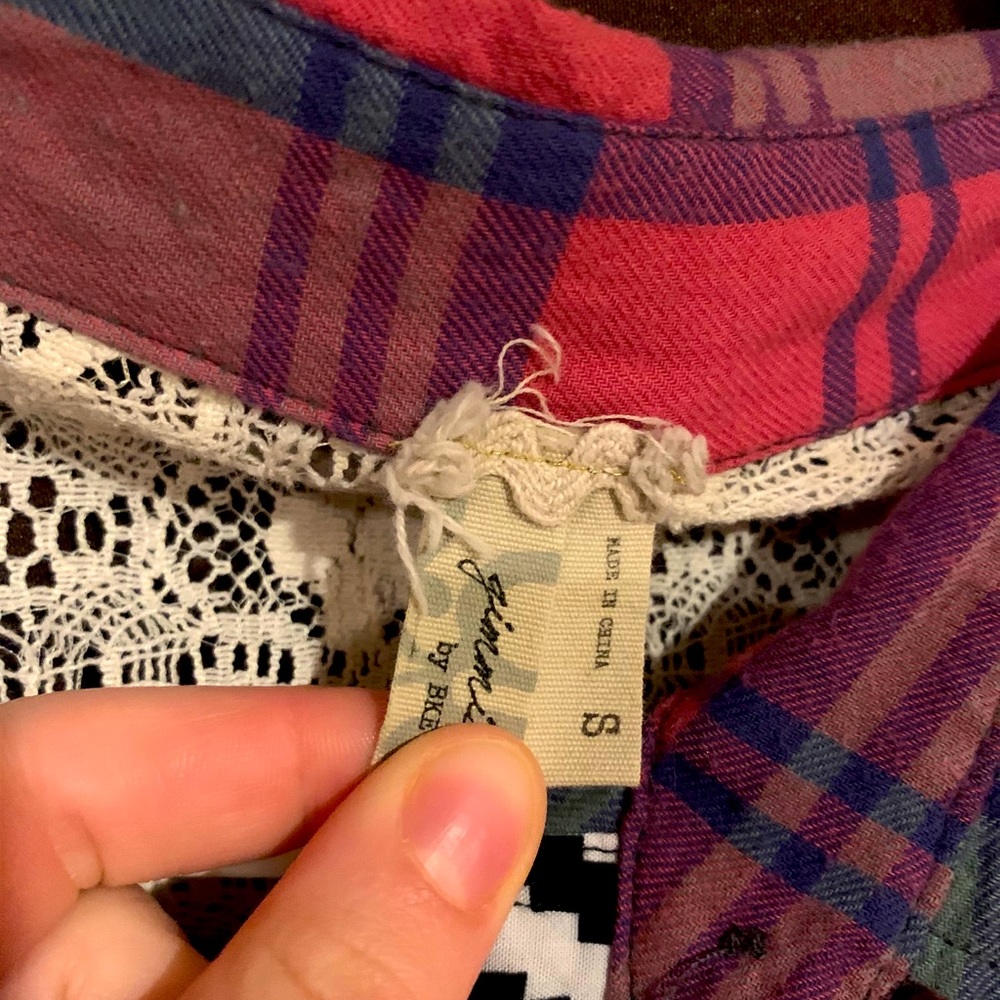 BKE- plaid button up - Picture 3 of 4